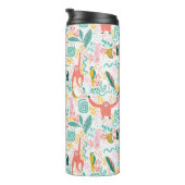 モノグラムカラフルハッピージャングル動物 タンブラー (回転右)