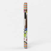 モノグラムカラフルモダンフローラパーソナライズされた写真 Case-Mate iPhoneケース (裏面/右)