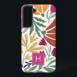モノグラムカラフルレトロフローラボホ SAMSUNG GALAXY S22 ケース<br><div class="desc">モノグラムカラフルレトロフローラボホサムスンギャラクシーS22 ケース。女の子、娘カスタム、あなたの友人や役員への贈り物として完璧。</div>