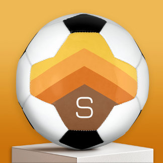 モノグラムカラフル付き巨大シェブロン・ダーツ サッカーボール