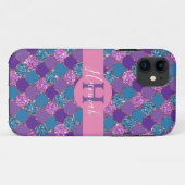 モノグラムカラフル – マーメイドグリッターデザイン- Case-Mate iPhoneケース (裏面(横))