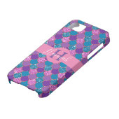 モノグラムカラフル – マーメイドグリッターデザイン- Case-Mate iPhoneケース (下部)