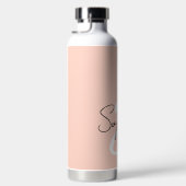 モノグラムガーリースタイルソフトピンク ウォーターボトル (右面)