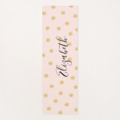 モノグラムガーリーピンク ヨガマット (正面)