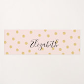 モノグラムガーリーピンク ヨガマット (正面(横))