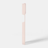 モノグラムガーリーヴィンテージ赤面ピンク iPhoneケース (右側面)