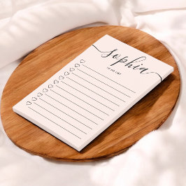 モノグラムガーリー書道ピンクをリストするには ポストイット