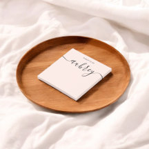 モノグラムガーリー書道赤面ピンク