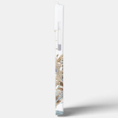 モノグラムキュートウッドランドキツネ水彩フローラ名 Case-Mate iPhoneケース (裏面 / 左)