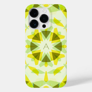 モノグラムキュートグリーンかわいらしイエロー魔法スターガール Case-Mate iPhone 14 PROケース
