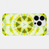 モノグラムキュートグリーンかわいらしイエロー魔法スターガール Case-Mate iPhoneケース (裏面 (横))