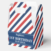 モノグラムキュートパターン誕生日 フェイバーボックス (オープン)