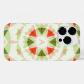 モノグラムキュート赤かわいらし緑魔法スターガール Case-Mate iPhoneケース (裏面 (横))