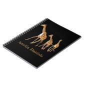 モノグラムキリン ノートブック (左側)