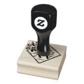 モノグラムキンセアニェラMis XV幾何学フローラ ラバースタンプ (スタンプ)