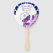 モノグラムキンセアニラ15フライトバタフライ ハンドファン (裏面)