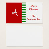 モノグラムギフトラベル (正面&裏面)