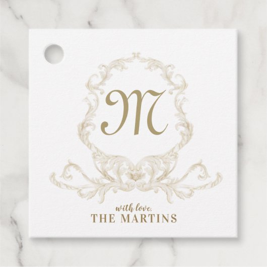 モノグラムギフトラベル フェイバータグ (正面)