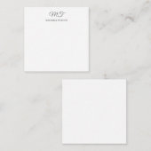 モノグラムクラシカルプロフェッショナルプレーン ノートカード (正面/裏面)