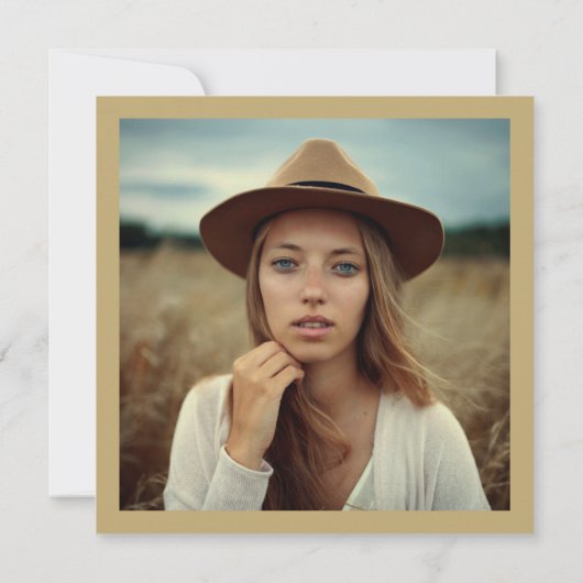 モノグラムクラシックアルファベットL写真卒業パーティー 招待状 (裏面)