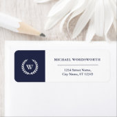 モノグラムクラシックエレガントビジネス住所 シール (インサイチュ)