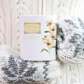 モノグラムクラシックエレガントヴィンテージフローラマグカップ コーヒーマグカップ