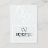 モノグラムクラシッククレスト予約 プレイスカード (正面)