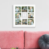 モノグラムクラシックコラージュ キャンバスプリント (インサイチュ (リビング))