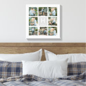 モノグラムクラシックコラージュ キャンバスプリント (インサイチュ (寝室))