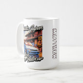 モノグラムクラシックジャパンカーヴィンテージアート コーヒーマグカップ (正面左)