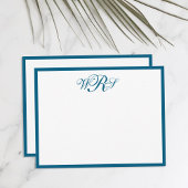モノグラムクラシックブルー ノートカード