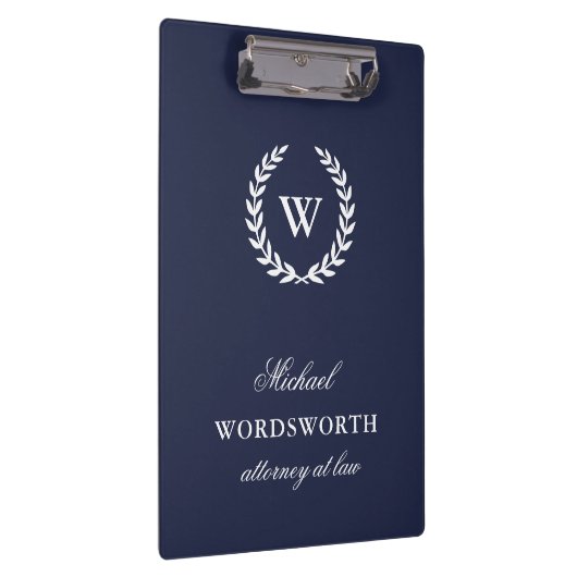 モノグラムクラシックプロフェッショナルエレガントクリップボード クリップボード (右)