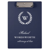 モノグラムクラシックプロフェッショナルエレガントクリップボード クリップボード (正面)