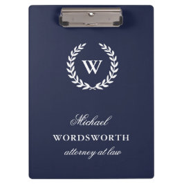 モノグラムクラシックプロフェッショナルエレガントクリップボード クリップボード