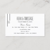 モノグラムクラシックプロフェッショナル付き平白 名刺 (裏面)