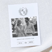 モノグラムクラシックヴィンテージクレスト白黒 セーブザデート