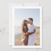 モノグラムクラシック花模様結婚ズ 招待状 (裏面)