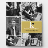 モノグラムクラシック金ゴールドブロック5写真卒業 フォトプラーク (正面)