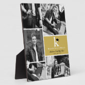 モノグラムクラシック金ゴールドブロック5写真卒業 フォトプラーク (側面)