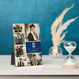 モノグラムクラシック金ゴールドブロック6写真卒業 フォトプラーク