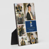 モノグラムクラシック金ゴールドブロック6写真卒業 フォトプラーク (側面)