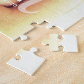 モノグラムクラス年カスタム写真卒業 ジグソーパズル (側面)