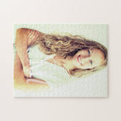 モノグラムクラス年カスタム写真卒業 ジグソーパズル (横)