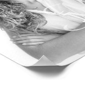 モノグラムクラス年カスタム写真卒業 ポスター (角)