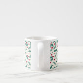 モノグラムクリスマスホリデーズデコールスタグホリーフォーク エスプレッソカップ (裏面)