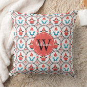 モノグラムクリスマス格言 クッション (ブランケット)