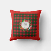 モノグラムクリスマス&ハッピーニューイヤーScotland Decor クッション (裏面)