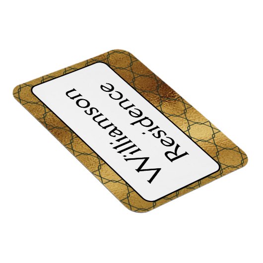 モノグラムクルーズキャビンドアファインダーマーカー金ゴールド マグネット (右側)