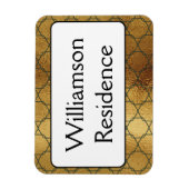 モノグラムクルーズキャビンドアファインダーマーカー金ゴールド マグネット (縦)