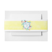 モノグラムクレストアマルフィイタリアンコーストレ結婚モンズ 招待状ベリーバンド (正面例)